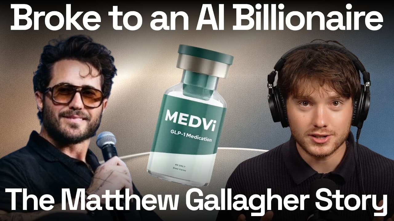 He Built a $1.8B Company With AI and No Employees | The Matthew Gallagher Story